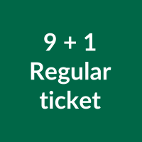 9 + 1 Regular ticket